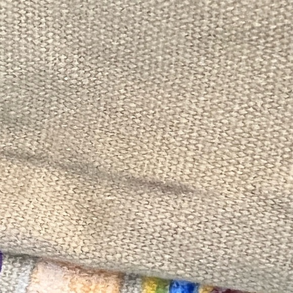 Colorful Embroidered Tote Bag Kate McRostie Garden Tote Pool Beach Shopping - Picture 11 of 11